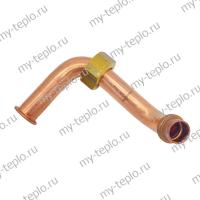 Труба пластинчатого теплообменника для котла Лемакс PRIME-V14 (trubkapltLemaxPRV14)