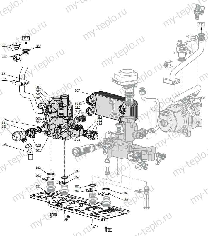 Запчасти Ariston EGIS PLUS 24 FF купить в Краснодаре