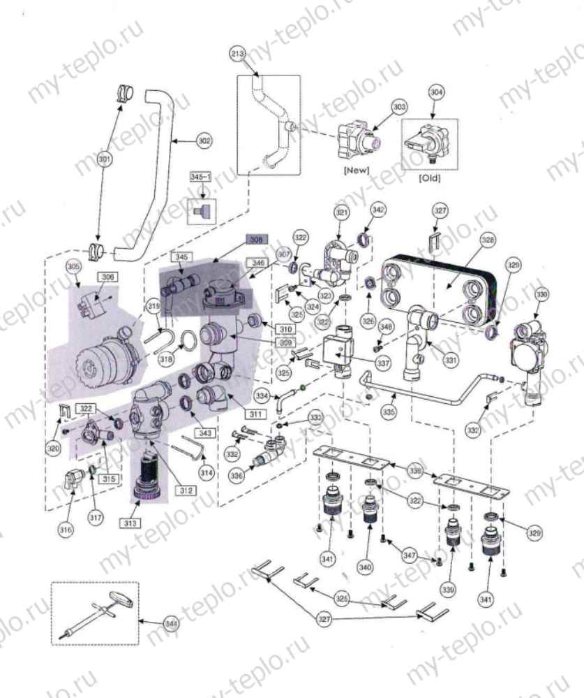 Запчасти Daesung ESR 2.35 купить в Краснодаре