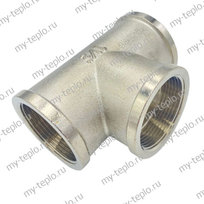 Тройник никелированный 11/2